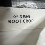 J.Crew EUC 9 in Demi Boot Crop White Jeans Size 32 Photo 8