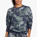 Eddie Bauer Cozy Camp Crew neck Women’s Sweatshirt twilight print size XL Photo 0