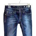 Miss Me New Jeans Women’s Size 26 skinny cut Denim stitched cross Pockets Photo 2