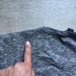 All Saints Nandi Flame Pullover Gray Tshirt Dress Cotton Viscose Blend Size L Photo 7