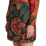 Farm Rio  Green Floral Tapestry Mini Skirt Womens S Brazil Piera Fall Boho NWT Photo 0