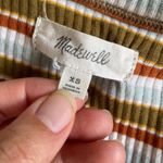 Madewell Ribbed Scoop Tank Top Hermann Stripe (XSmall) Photo 4