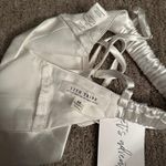 12th Tribe  White Bralette Photo 5