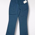 NWT Mainstreet Blues High Rise Pants Stretch Teal Elastic Waist Size 14W Blue Photo 0