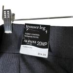 Alfani NWT  Curvy Fit Dress Pants Womens 20WP Gray Tummy Control Career Work Photo 4