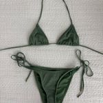 Triangl Green Sparkle  Bikini Photo 2