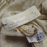 Jen's Pirate Booty NWT Purple Rain Maxi in Natural Ivory V-neck Tiered Dress M Photo 4