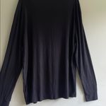 Peace Love World Black Long Sleeve Henley Shirt Photo 7