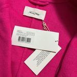 American Vintage NWT Fluorescent Pink Wool Double Breasted Coat Old Money Winter Photo 3