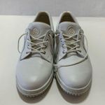 Ecco Soft Women's Leather Lace Up Walking Shoes Beige Size 41 Photo 0