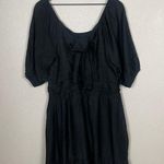 City Chic  Trendy Plus Size Black Mini Flirt Off Shoulder Dress Size 12 Photo 7