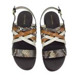 Cole Haan  Francie Slingback Flat Sandal Animal Print Size 6.5M Photo 3