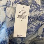 Gap  Blue and White Floral B/D Blouse | Women’s Size Small Photo 8
