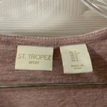 St. Tropez  West Pink/Mauve Drape Neck Top Small Photo 1