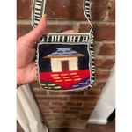 None Artisan Made Hippie Boho Hand Woven Purse Wool Crossbody Bag Ecuador Aztec Photo 3