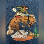 Vintage Wah Maker Denim Unisex Vest Blue Size M Photo 4