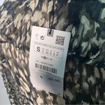 ZARA NWT Animal Print Long Sleeve Dress with ruffle skirt detail size S 8325/311 Photo 7