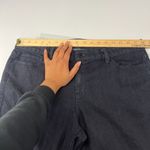 Liz Claiborne Skinny Leg Jeans Womens 14 Black Cotton Denim Stretch Curvy Fit Photo 11
