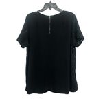 Market & Spruce Hans Crochet Front Mixed Material Blouse Size 2X Lace Overlay Photo 2