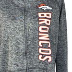 NFL Team Apparel Denver Broncos Womens XX-Large Jacket Full-Zip Hooded Pockets Photo 1
