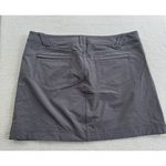 Athleta Gray Take A Hike Skirt Zip Pockets Size16 Side Snaps Pockets Nylon Blend Photo 1