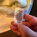 Abound  Women's Green‎ & White Cotton Long Sleeve Sweatshirt Pullover Size XS Photo 3