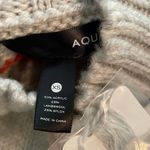 AQUA Women's Gray Printed Long Sleeve Turtleneck Fair Isle Sweater sz XS NWT Photo 4