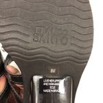 Franco Sarto CINTO cafe brown calf wedge sandals women’s size 8 Photo 5