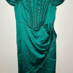 Green Satin Corset Mini Dress NWOT Size XL Photo 0