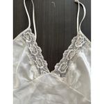 Vtg Val Mode Slip Dress‎ Women M Ivory Silky Lingerie Boudoir Chemise Nightgown Size M Photo 2