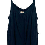 Tommy Jeans Size Medium‎ Tank Top Black Layered Bubble Hem Basic Undershirt Photo 0