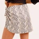 For Love & Lemons  Zebra Print Wrap Skirt NWT Size Small Photo 1