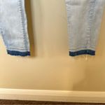 Karl Lagerfeld  Paris Skinny Above Ankle raw hem light wash jeans Sz 6 EUC Photo 1