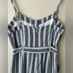 Rails Harper linen blend striped jumpsuit medium Photo 5
