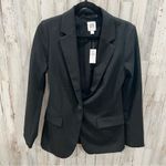 Gap NWT True Black Basic Blazer One Button Photo 1