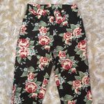 Lauren Ralph Lauren Floral Print Capri Pants Petite 4P Green Size 4 Photo 2
