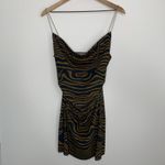 MAISIE WILEN Ssense Exclusive Orange And Blue Mesh Slip Dress Womens Small Green Photo 3