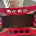 Alexander McQueen The Small Peak Leather Shoulder Bag, brand new Red,$3600 Photo 11