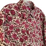 Cowgirl Hardware Floral Pearl Snap Western Shirt Women's L Pink Brown Festival Size L Photo 1