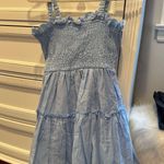 HYFVE Blue Ruffle Flowy Dress Photo 1