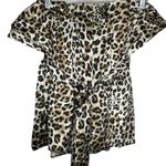 L&B  Lucky & Blessed Strapless Animal‎ Print Shorts Romper Photo 0