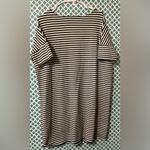 Hatch Navy and White Striped T Photo 3