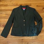 Anne Klein Stretch Blazer in Olive Sz 10 Photo 2