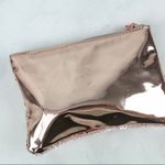 Macy's 🌟NEW🌟 Rose Gold Sequined Cosmetic Pouch Photo 3