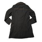 Dennis Basso Vintage Black Formal Pea Coat Rain Jacket Photo 1