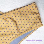 New! Belle the Label Free People Rae polka dot bikini swim bottom, size S Brown Photo 3