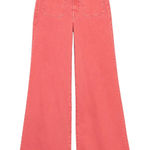 Mother Denim The Patch Pocket Roller Fray Wide Photo 0