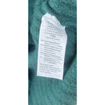 J.Crew Teal Green Mock Neck Slim Knit Sweater Merino Wool Blend XXS Classic Blue Photo 5