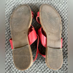 Sophia Milano  Red Leather Strappy Sandals Size 10‎ New Condition Photo 1