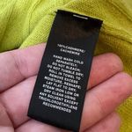 Lafayette 148  cashmere ribbed magnet close cardigan sweater green sz L Photo 8